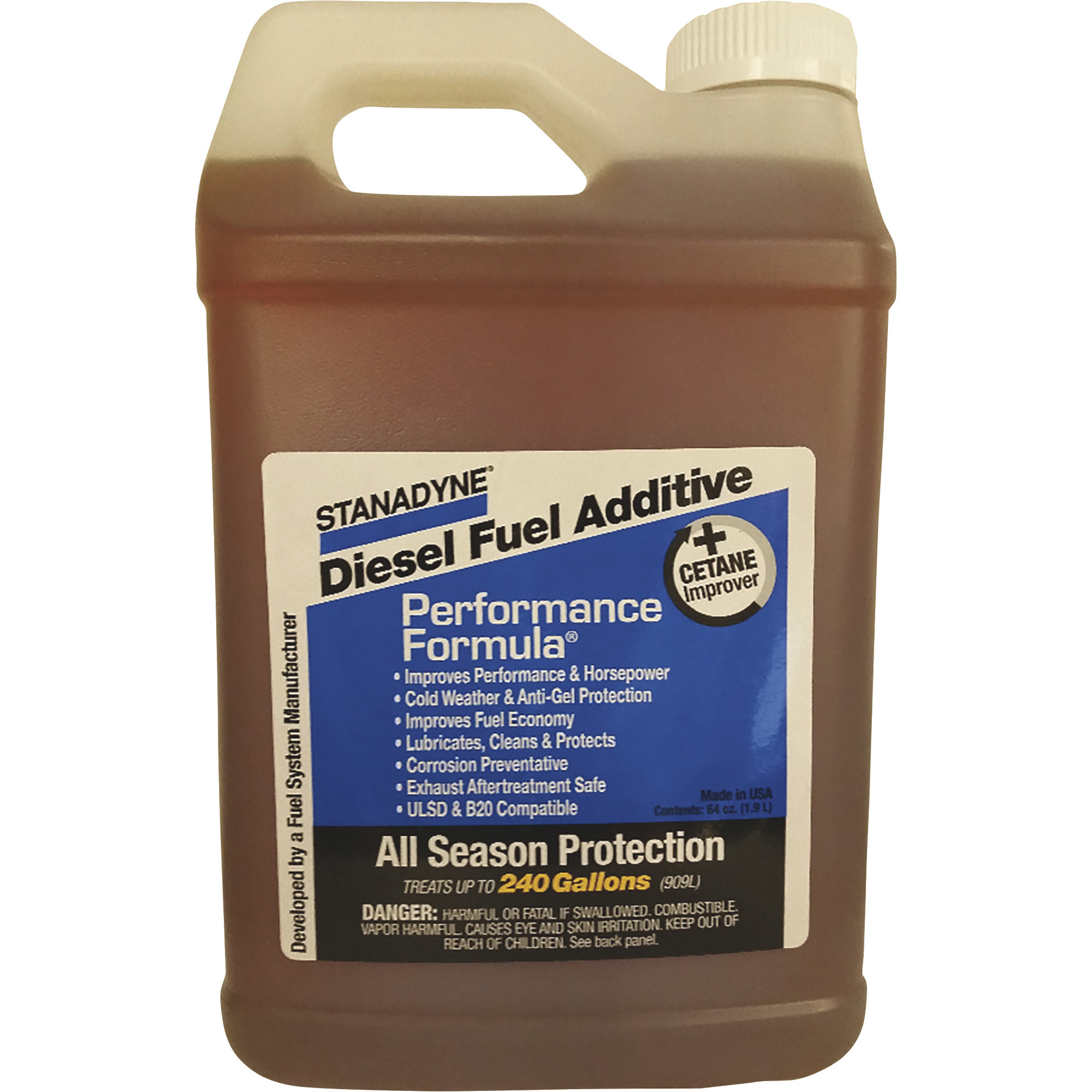 Stanadyne Diesel Fuel Additive - 0.5 Gal., Increases Horsepower, Reduces Fuel Consumption, Model# 38566